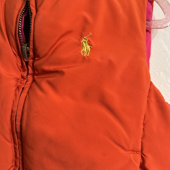 Ralph Lauren Reversible vest, Size S (7) pink and orange - Picture 7 of 11